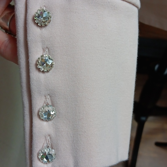 Ann Taylor Tops - The perfect pastel boatneck tee with crystal wrists.💖💖 Large Ann Taylor